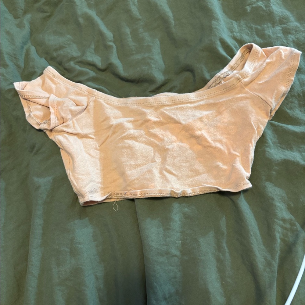 Stylish Tan Crop Top
